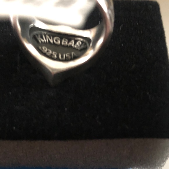 KING BABY STUDIO Sterling Silver FLEUR DE LIS Ring - Picture 7 of 7